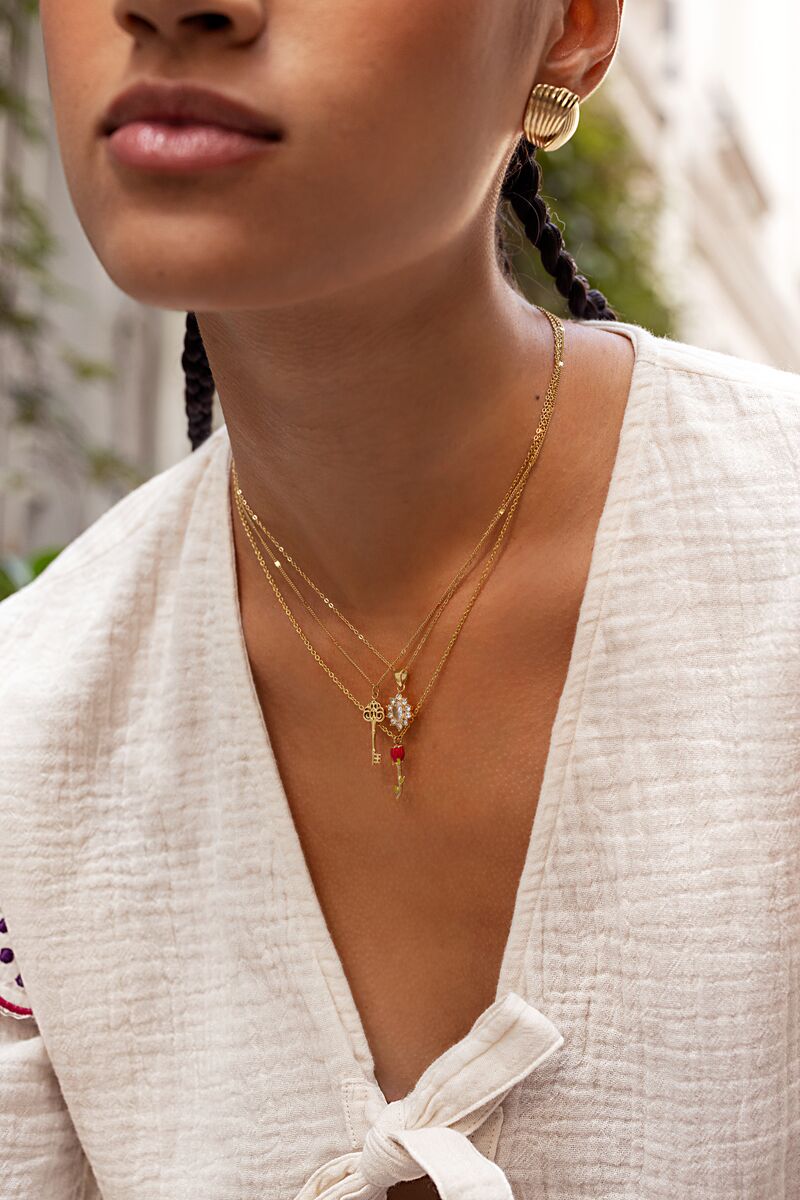 My Jewellery Vintage minimalistische ketting met sleutel