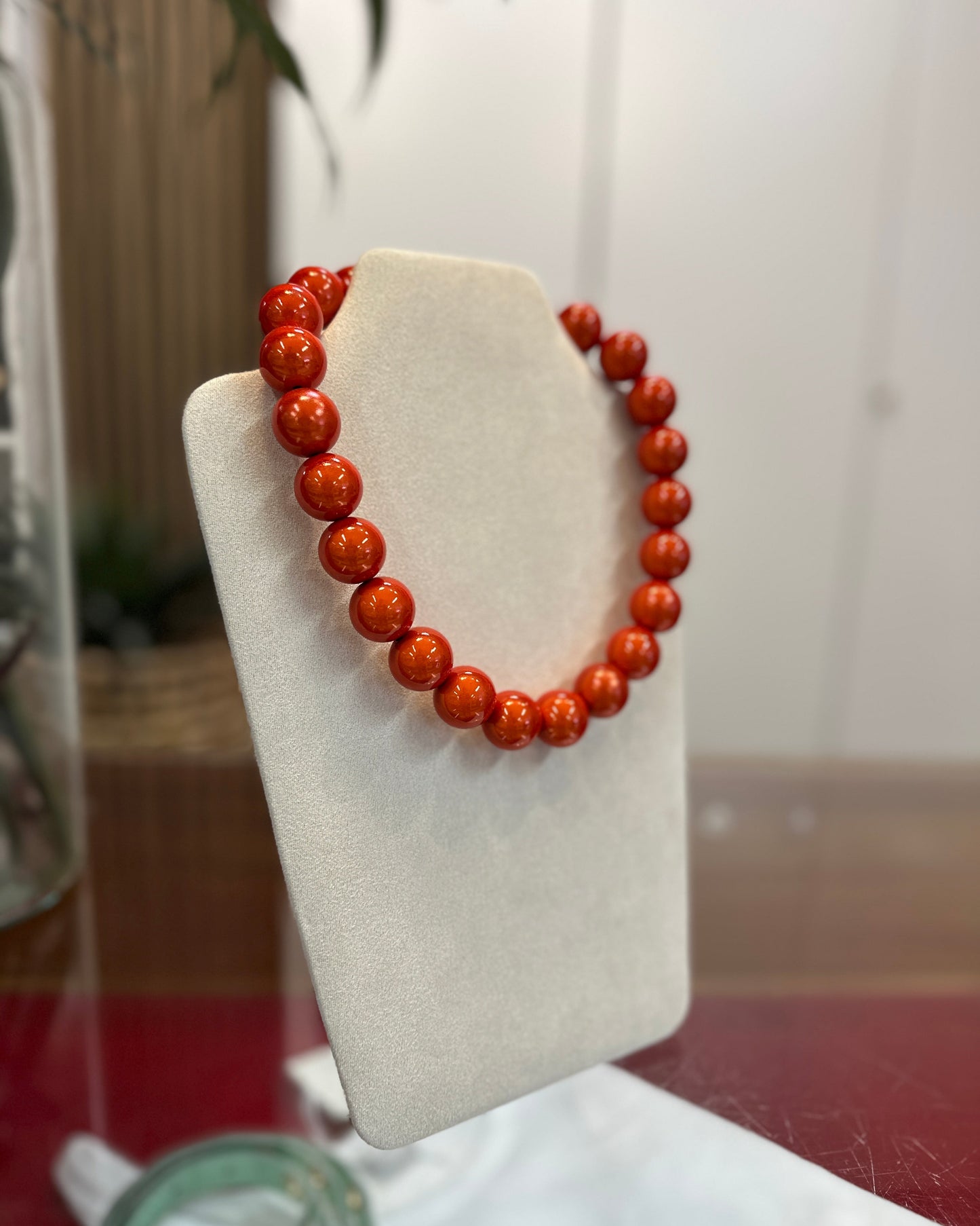 Ballen ketting, oranje
