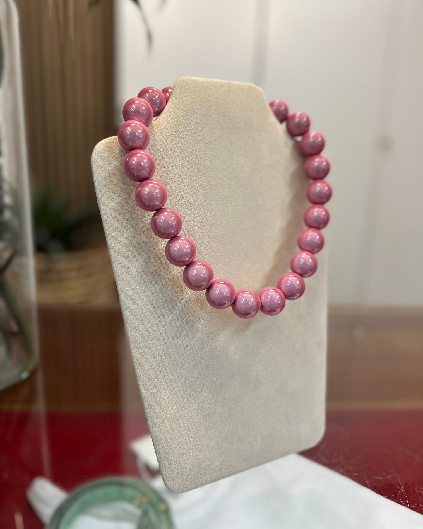 Ballen ketting, Baby roze