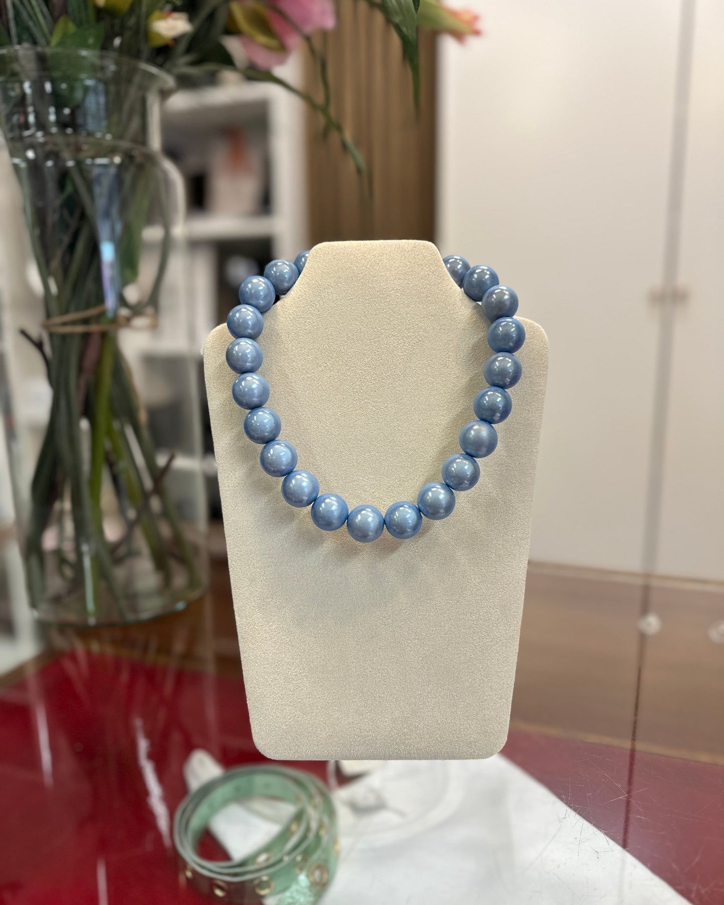 Ballen ketting, Baby blauw