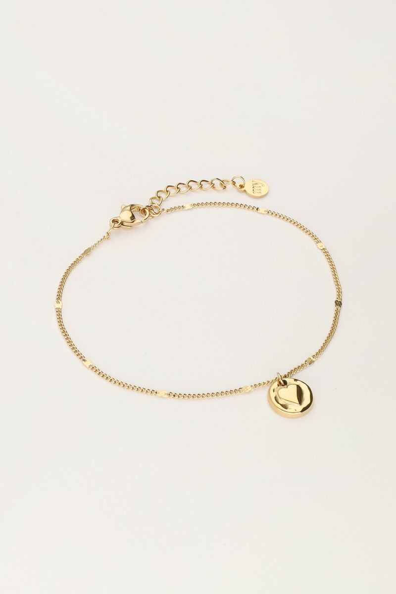 My Jewellery Unconditional love bracelet "hammered heart"