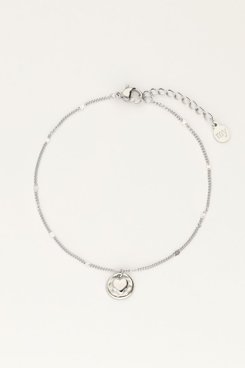 My Jewellery Unconditional love bracelet "hammered heart"