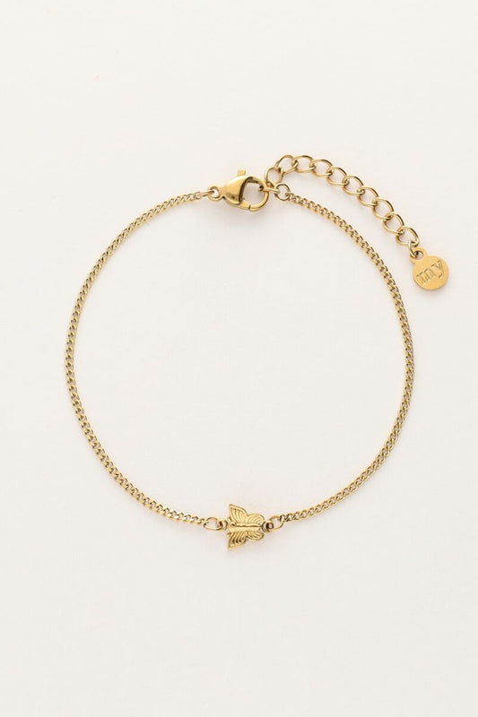 My Jewellery Minimalistische armband met vlinder