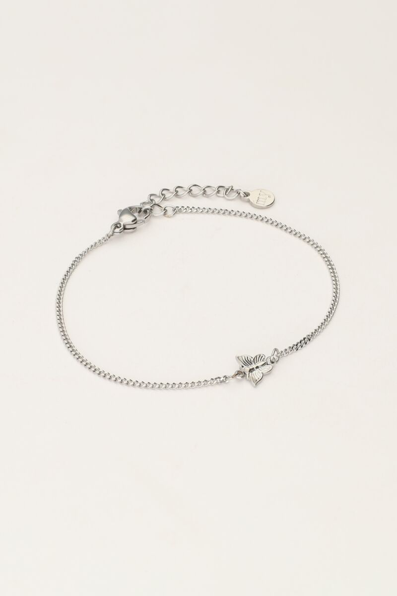 My Jewellery Minimalistische armband met vlinder