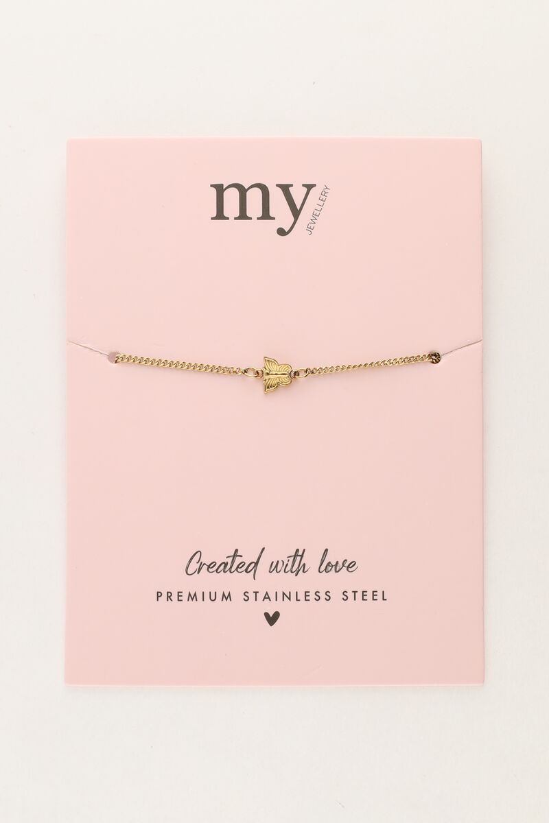 My Jewellery Minimalistische armband met vlinder