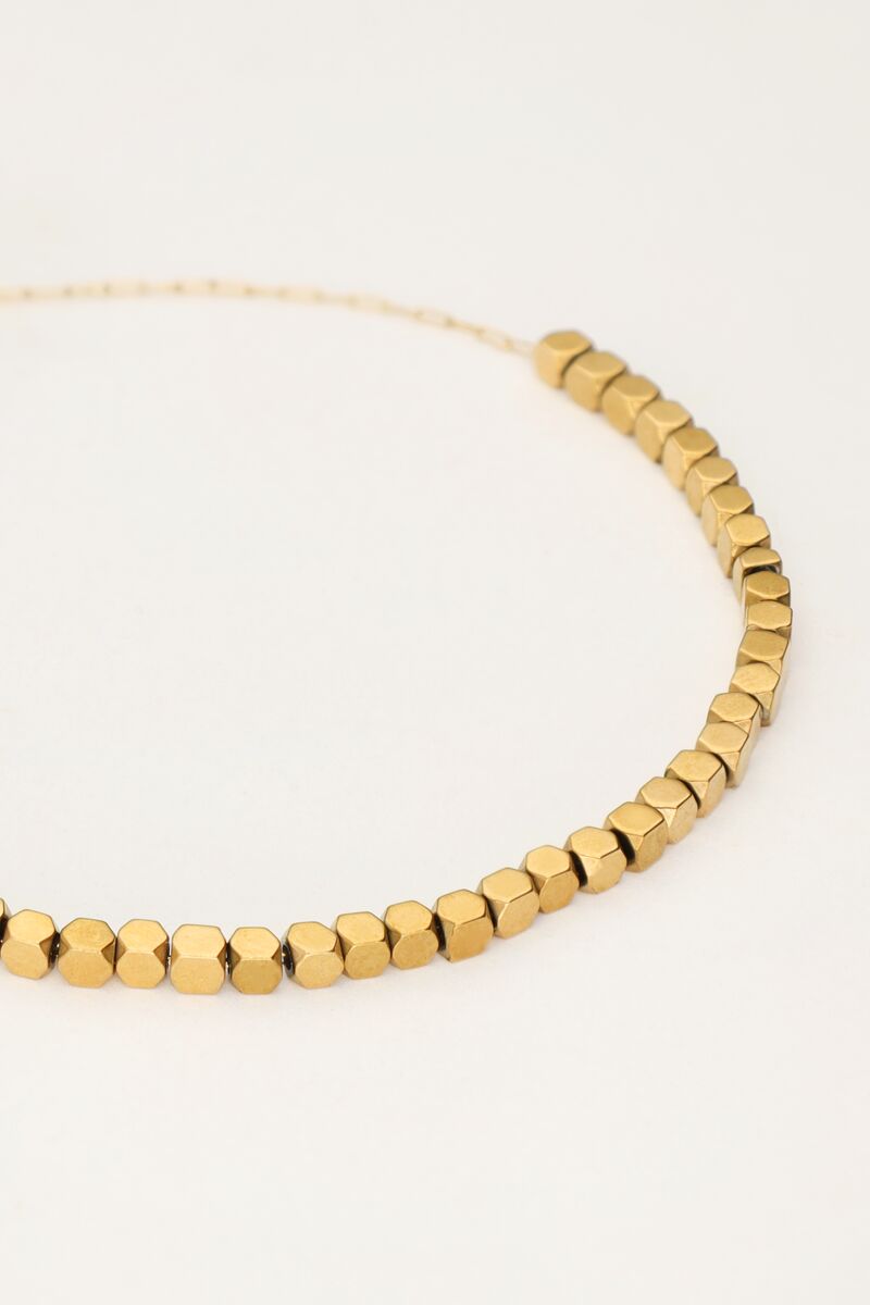 My Jewellery Minimalistische armband met vierkante kralen